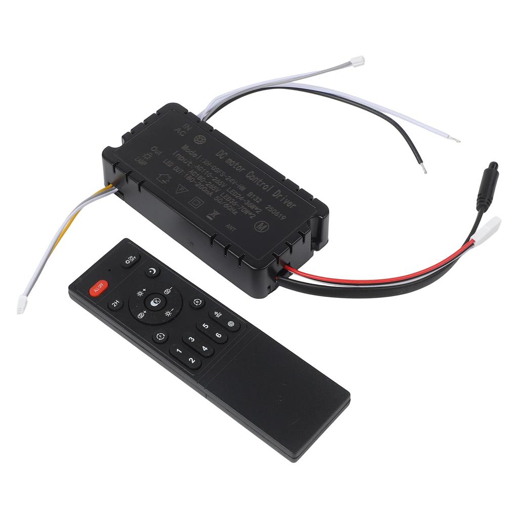 For Indoor Lighting Dimming Receiver 6-Speed Remote Controller Ambiance Lighting Model With Air Guide Adjustable Speed Settings