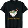 Herren- und Damen-T-Shirts NEU LIMITIERT Du machst Miso glücklich Japanisches Premium Tolles Geschenk T-Shirt Größe S-3XL
