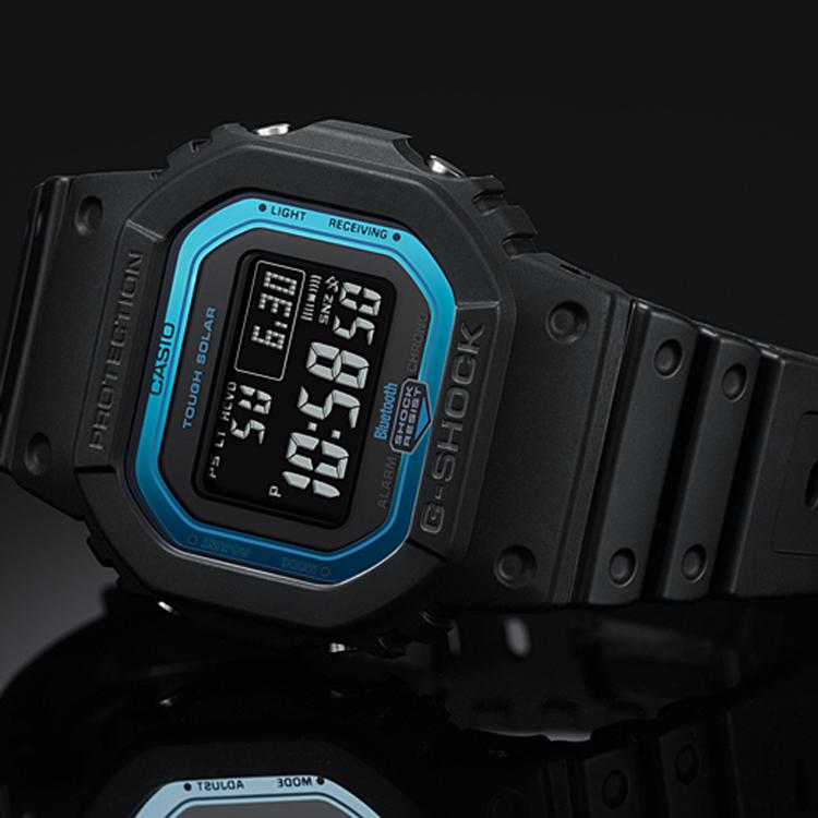 Casio Ceas bărbătesc seria DIGITAL Albastru GW-B5600-2-persoană