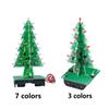 LED Flash Christmas Tree Kit DIY 3D LED Flash Circuit Kit Three-Dimensional Christmas Tree Electronic Fun Kits 60x60x136mm