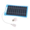 2W 5V Solar Panel With Light Usb Waterproof Outdoor Hiking Camping Portable Battery Mobile Phone Charging Bank Charging Panel