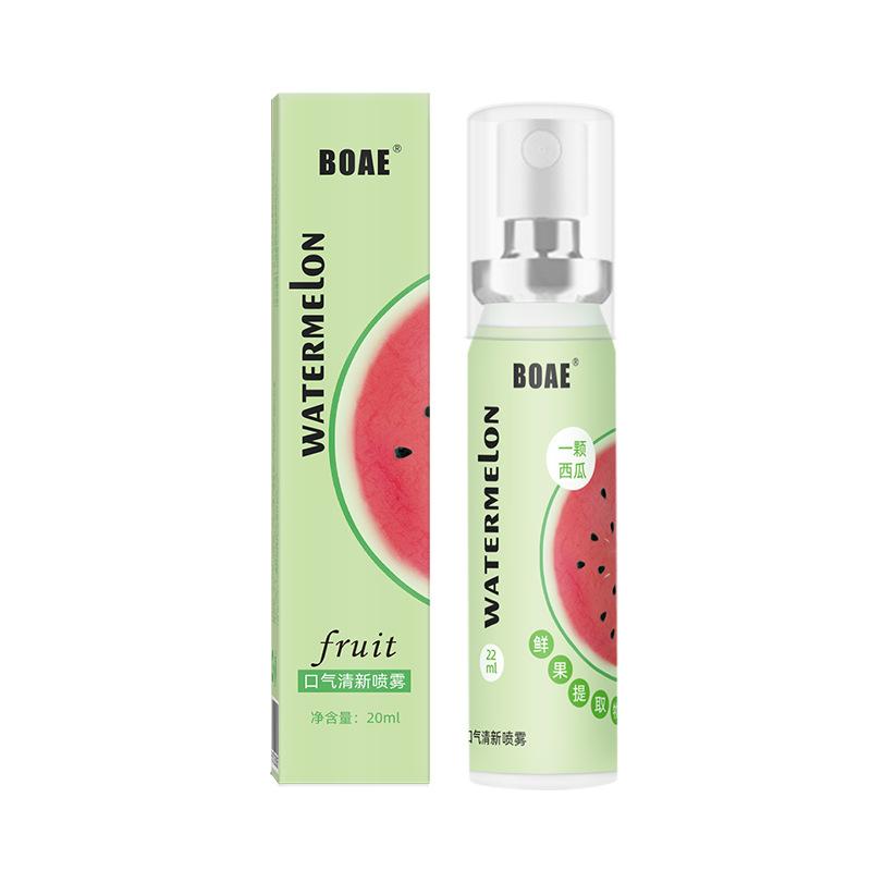 Spray pour haleine fraîche, saveur de Fruit, désodorisant pour la bouche, élimine la mauvaise haleine, soins buccaux, Portable, travail, voyage, Spray doux longue durée