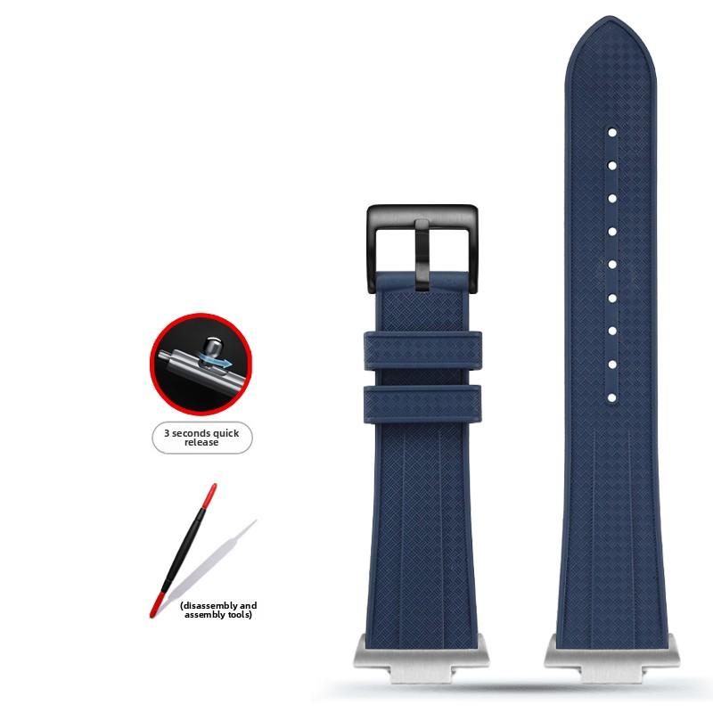 For Tissot 1853 PRX Super Player T137 Watch band t137.407 T137.410 fluoro rubber Metal End Link watch strap 12mm men's Bracelet