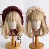 Original Multi-color Lamp Shadow Lolita Headband Small Ribbon Lace Bow Silk Satin Ballet Headband Hair Accessories for Women