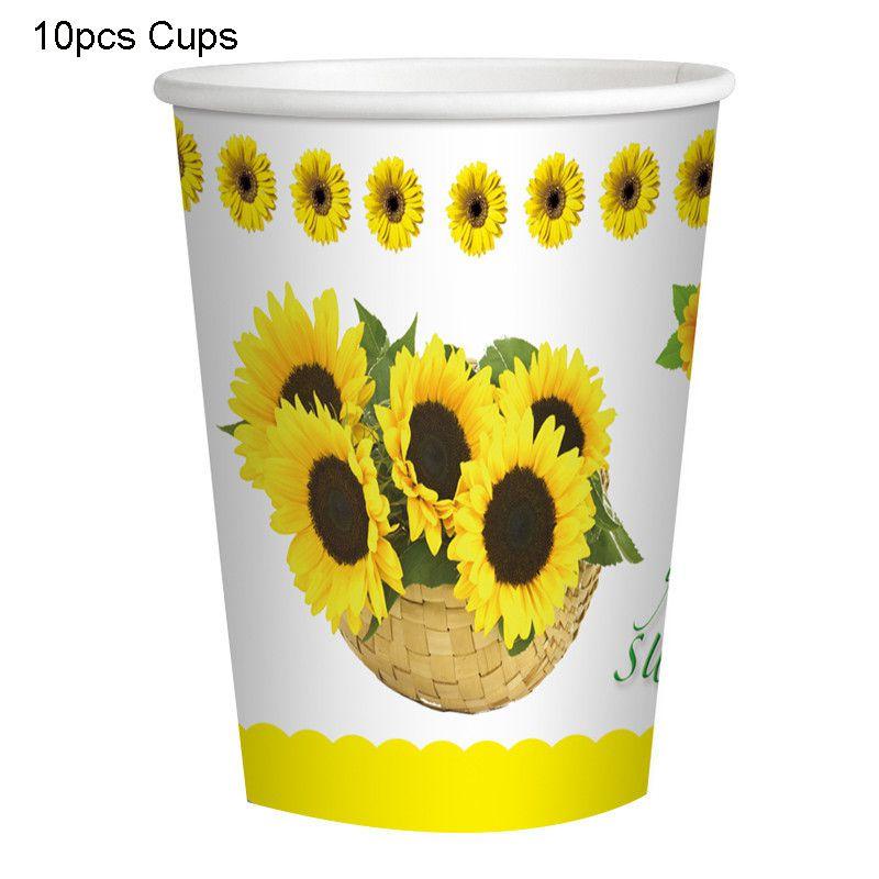 Delightful Sunflowers Theme Party Decoration Kit For Joyful Baby Showers And Birthday Parties