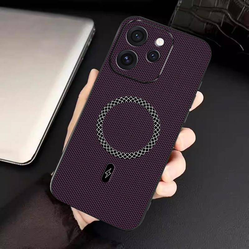 Biruiqu OPPO Reno 15 Pro New Ultra-thin Magnetic Leather Shock-absorbing Protective Phone Case