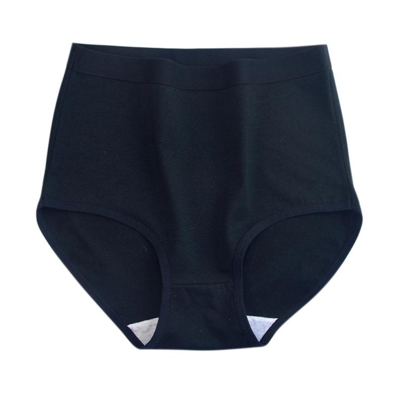 Plus Size Women's 200 Jin High Waist Breathable Cotton Panties - Abdomen Control & Hip Lift for Middle-Aged and Elderly
