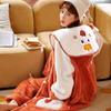 Πιτζάμα Lady Φλις Φλις Φθινοπώρου/Χειμώνα Χοντρό νυχτικό Μακρύ Υπέροχο σετ οικιακών ρούχων Coral Fleece Μπορεί να φορεθεί και έξω Άνετα