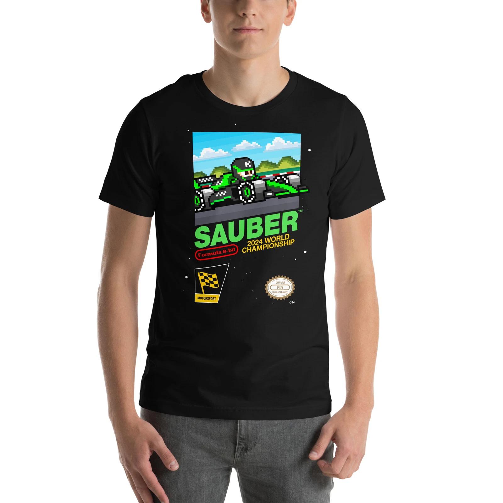 

Kick Sauber Valtteri Bottas Zhou Guanyu 2024 Formula 1 F1 Stake 8-bit T-Shirt 3XL