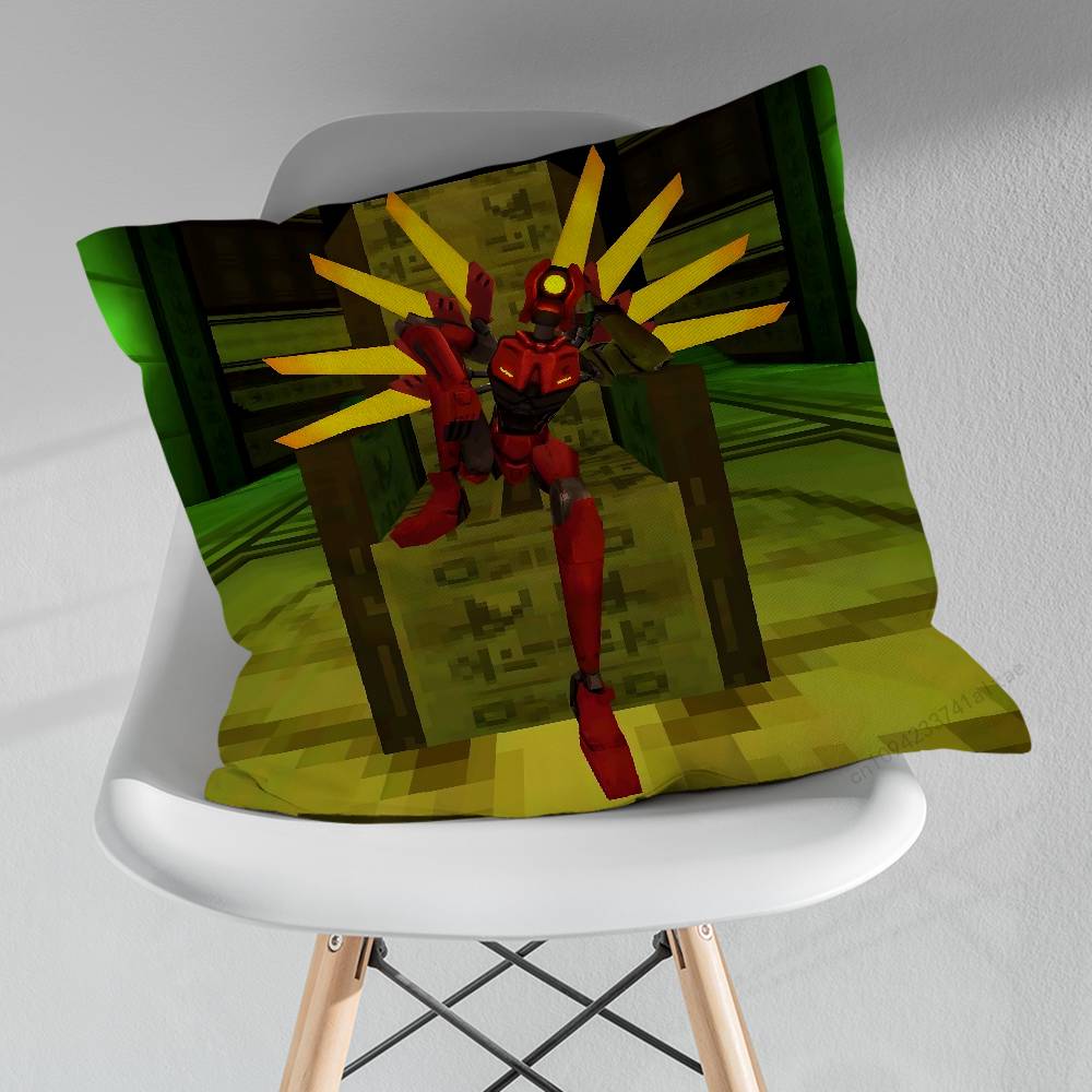 Game UUltrakill Shooting Throw Pillow Case Living Room Sofa Cushion Cover For Home Bedroom Decoration Protector