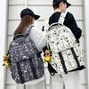 Schoolbag Large Capacity Cute Star Backpack Female Korean Niche Transparent Pain Bag High Value Junior High School Student School Bag