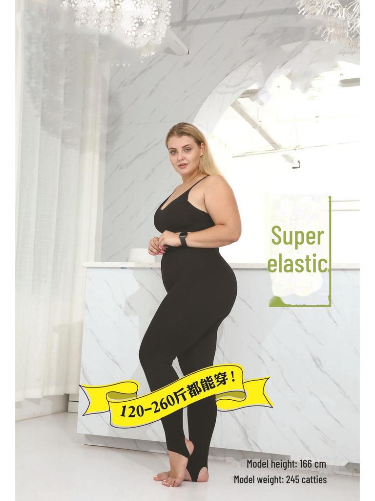 Women's Extra Thick Cotton Cashmere Winter Leggings - Plus Size, Warm One-Piece Pants for Northeast, European, and American Markets