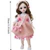 Removable Joints Girl Princess Doll Humanoid Doll Dress BJD Doll 30cm Baby Dolls  Girls Toy