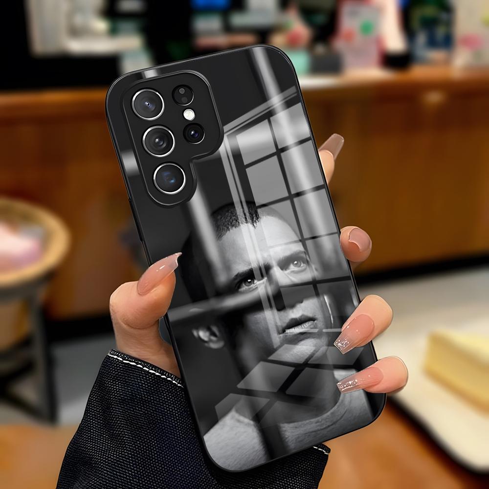 P-Prison Break TV Phone Case For Samsung A25 A13 A33 5G A54 A36 A35 A56 A52 A14 Shockproof Glass Cover
