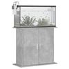 VidaXL Support pour aquarium gris béton 81x36x73 cm bois d'ingénierie 833603