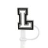 1Pcs Letter Silicone Straw Covers Cap Compatible With Stanley 30&40Oz Cup10Mm Straw Toppers Reusable Dust-Proof Straw Caps