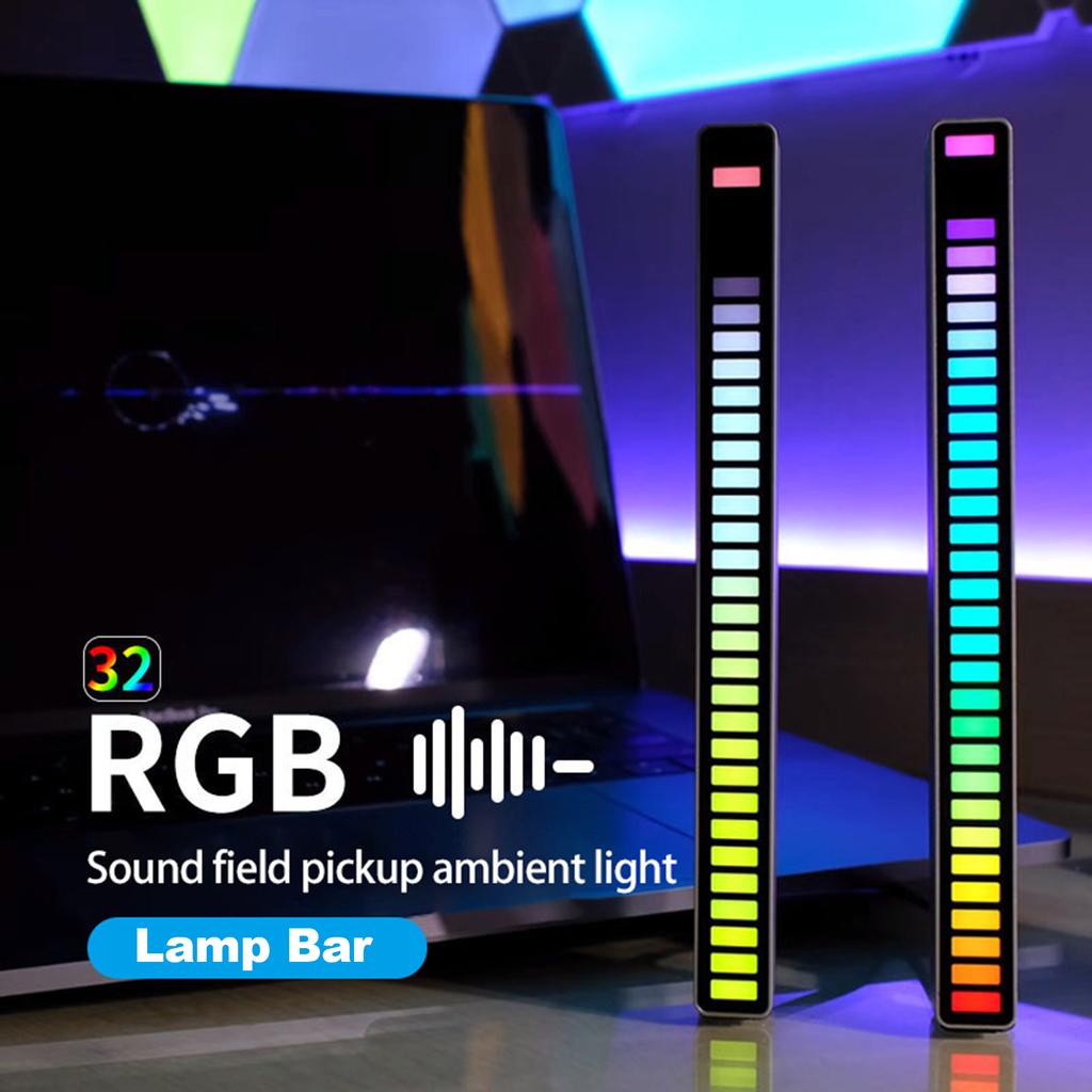32 Bit RGB Sound Field Pickup Ambient Light Voice Activated Pickup Rhythm Light Sound Reactive LED