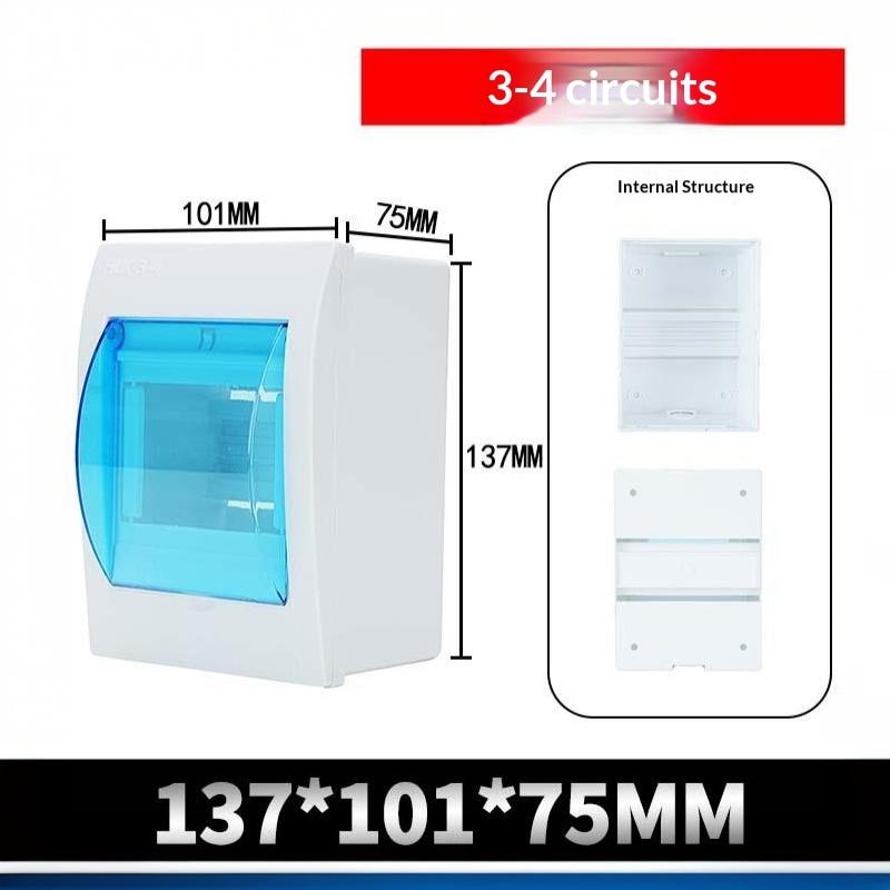 Ht Series Ip65 Waterproof Distribution Box Abs Electrical Junction Box Outdoor Circuit Breaker Enclosure 3-12 Ways