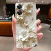 Case For Realme Note 60 60X Coque Flower Butterfly Phone Cases Realme C61 Narzo N61 Soft Silicone Transparent TPU Jelly Cover