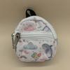 1 Piece Double-Shoulder Zipper Small Coin Purse Keychain Mini Backpack Pendant