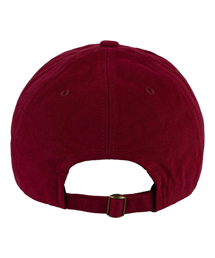 Bichiseuaenkeulim Santa Monica Cotton Ball Cap-Red Wine