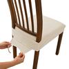Pack of 4 Dining Chair Seat Covers with Double Elastic Band for Secures Fit Striped Check Design Enhancing Home Decors