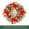 Festive Artificial Christmas Wreath - 30/40/50cm Holiday Decoration for Homes, Malls, and Hotels