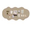 New Self-adhesive Photo Wall Sticker Easy to install No-drill Display Background Felt Board Living Room Bedroom Desk Decoration