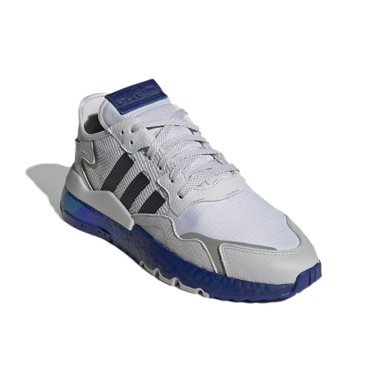 Adidas Originals Nite Jogger Synthetic Leather Classic Logo Slip Resistant Durable Breathable Low Top Lifestyle Casual Shoes Unisex Sneakers H01716