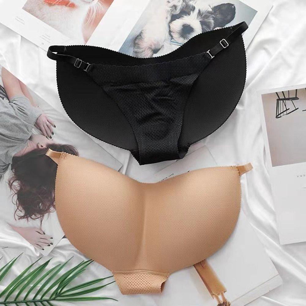 

Underpants Middle Waist Briefs Female Lingerie Women Panties Push Up Panties Body Shaping Pants nude-L