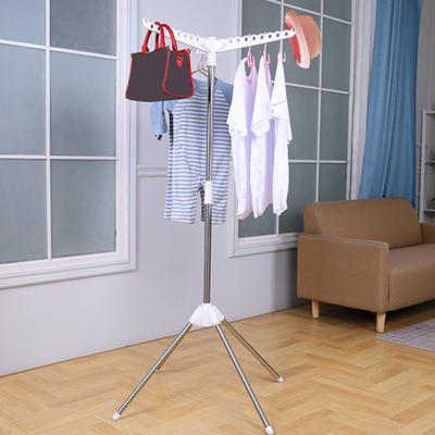 Yousheng Folding Clothes Rack with Stable Base Space-saving Design Flexible Arm Clothes Hanger Portable Clothes Drying Rack
