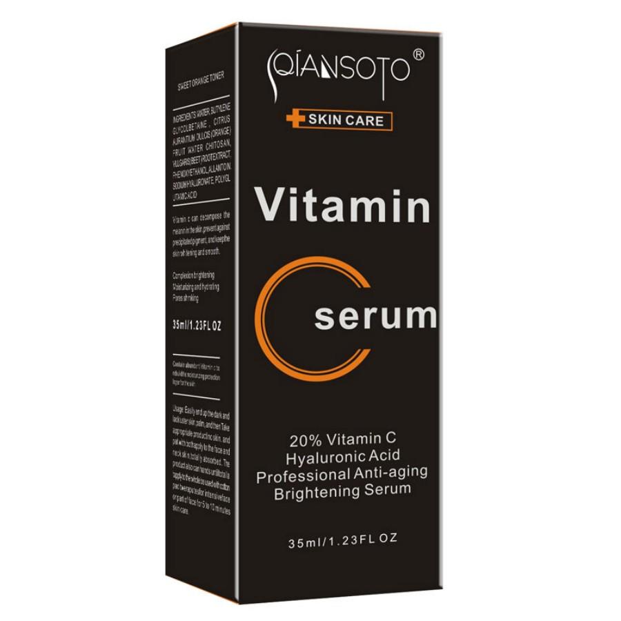 Vitamin C Facial Essence Contains Hyaluronic Acid Dark Spot Remover Moisturizing Repair Anti-aging Essence Facial Skin Care 50ml