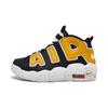 Air More Uptempo PS Buď věrný své škole Dětské tenisky Černá Univerzitní zlatá Bílá FN0261-001