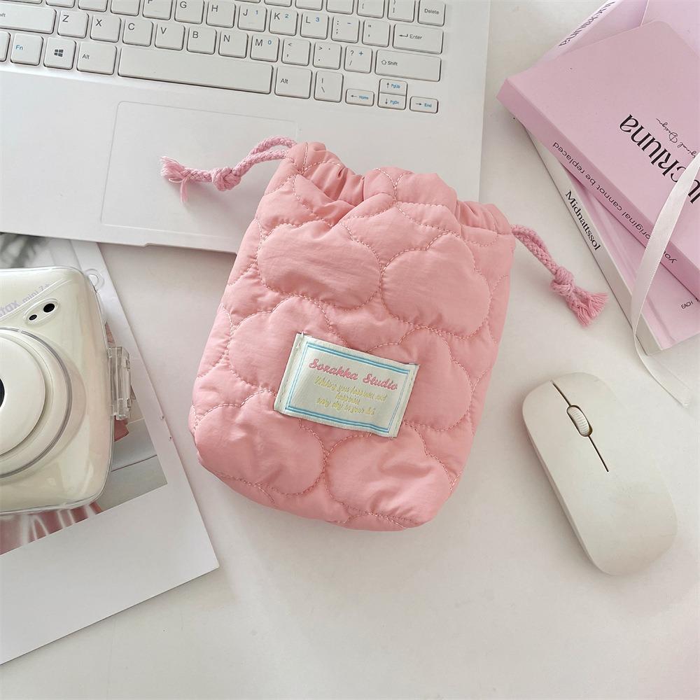 New Anti-scratch Camera Storage Bag Multi-purpose Dustproof Drawstring Wallet Shockproof Makeup Lipstick Storage Bag Travel