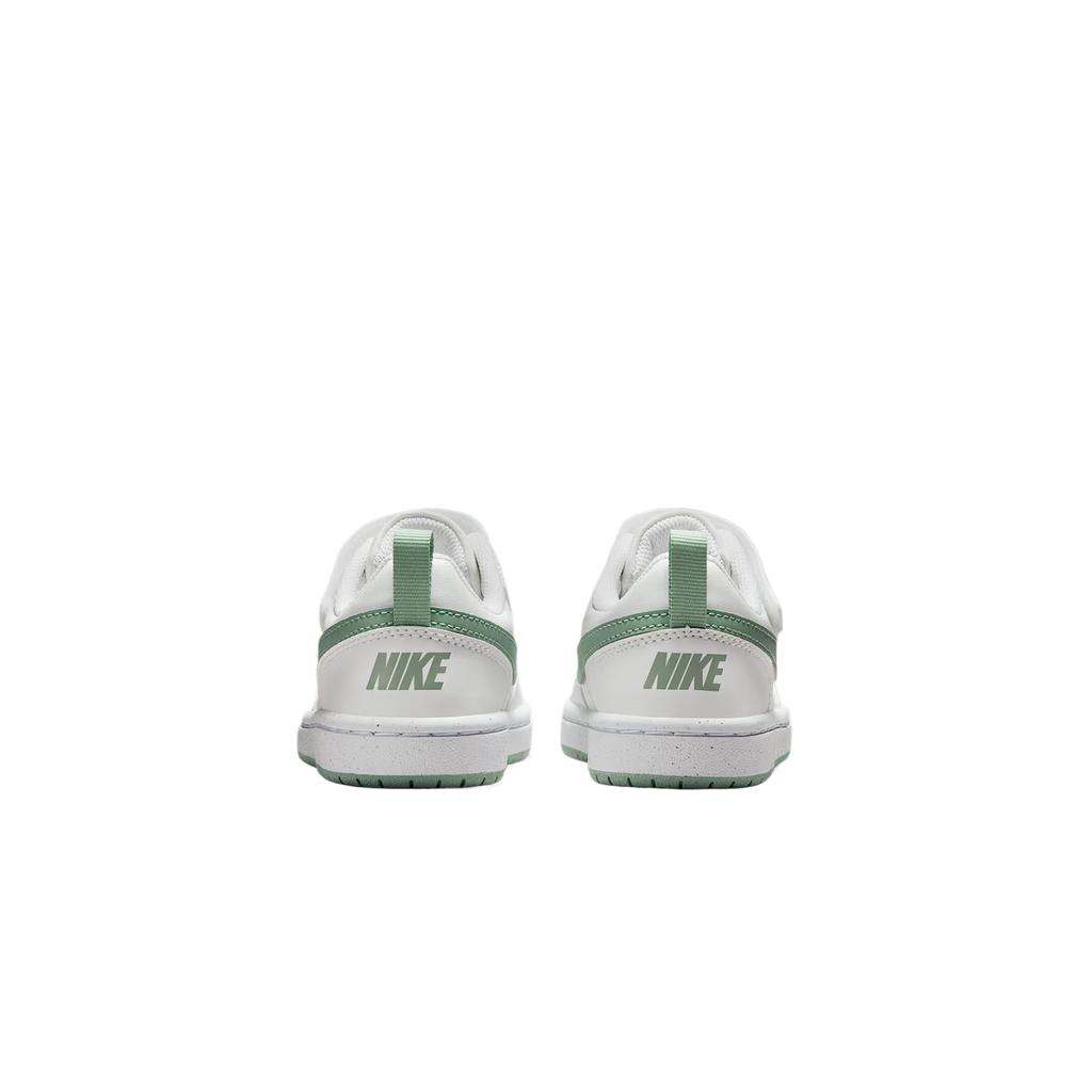 Nike Court Borough Low Recraft PS Summit White Green Kids Sneakers Peak-White Mild-Grey-Green DV5457-130
