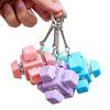 New Six-key Keyboard Fidget Toy Clicker Keyboard Fidget Keychain Button Fidget Gifts for Adults To Relieve Stress Keychain