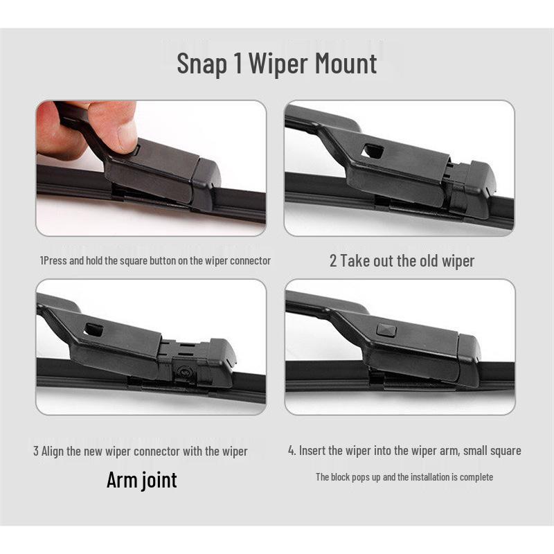 Frameless Wiper Blade for Geely Emgrand 2014-2023 Models