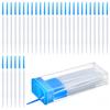 50Pcs Double-End Interdental Brush Clean Between Teeth Extended Massage Disposable Silicone Toothpicks Brush
