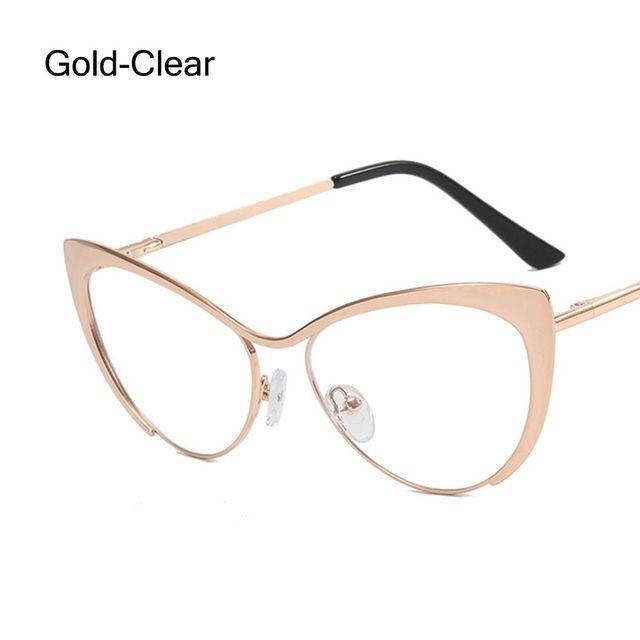 

Поступление, стальная кожаная треугольная металлическая оправа для очков «кошачий глаз», очки с защитой от синего света, компьютерные очки, оправа для очков для близорукости