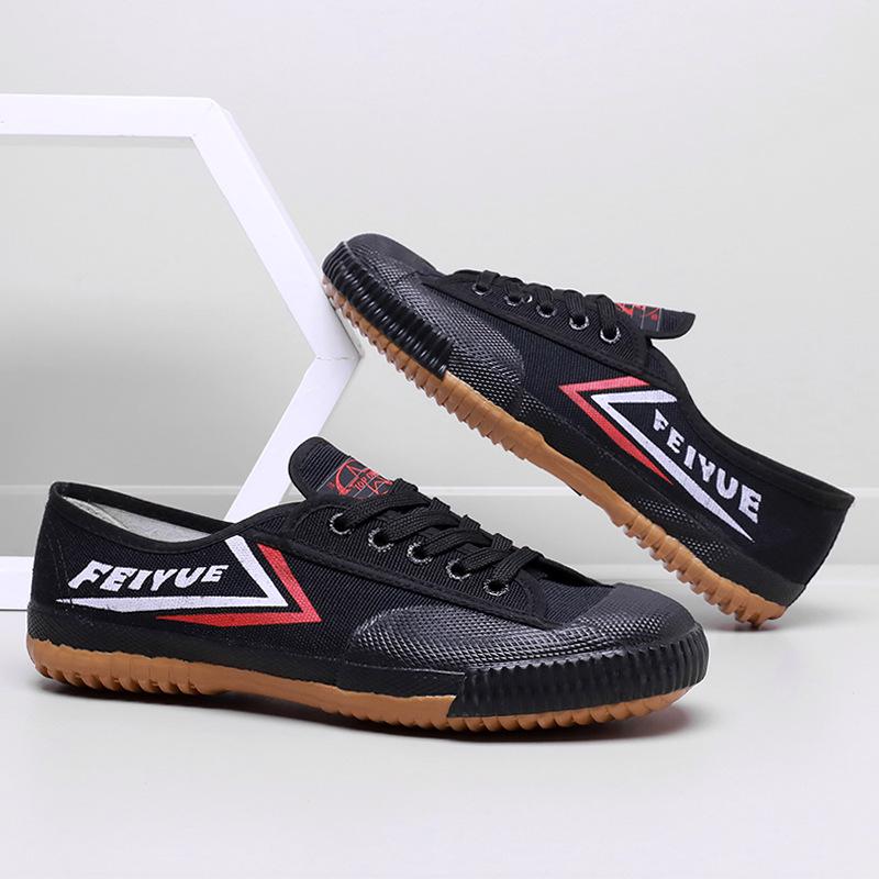 Da Bo Wen White Canvas Gymnastics & Running Shoes for Men – Kung Fu Training & Sports Sneakers