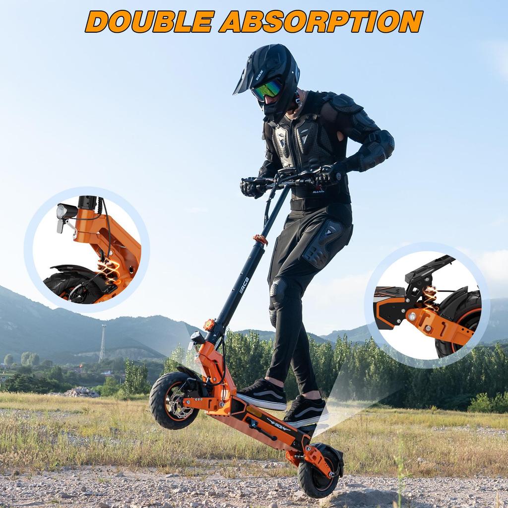 Electric Scooter Foldable KOOLUX 10" 500W Motor City Escooter Top Speed 25Km/h 48V 20.8AH Max Range 90Km Load 150Kg D7