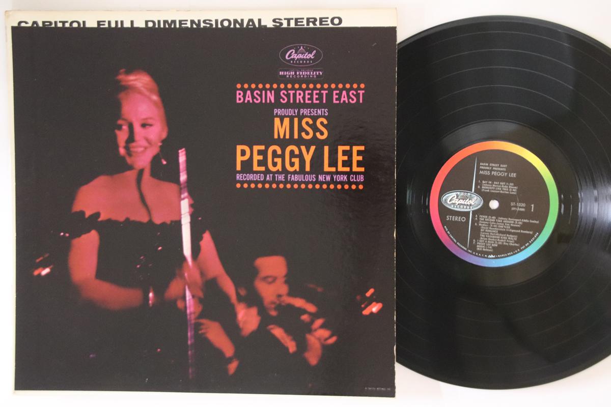 

LP Record PEGGY LEE - Peggy Lee At Basin Street East ST1520 CAPITOL 1961 US Jazz Used