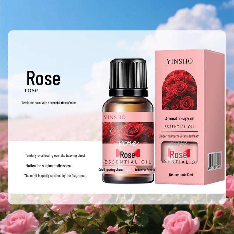 YINSHO Oil-Soluble Aromatherapy Essential Oil 10ml - Long-Lasting Deodorizing Air Freshener for Indoor Bedrooms.