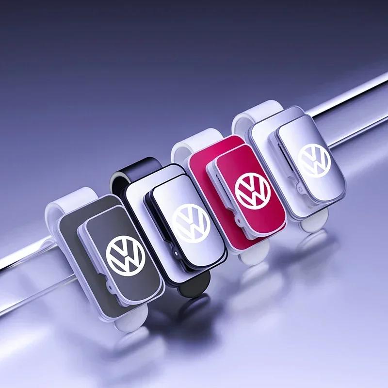 Nový klip na sluneční brýle do auta Držák na kartu lístek na sluneční clonu pro Volkswagen Golf Bora Jetta CC Beetle Scirocco POL