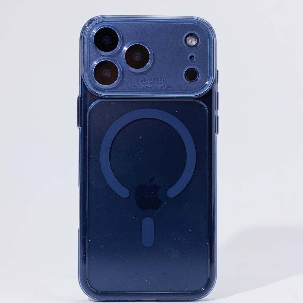 Applicable to iPhone17ProMax matte semi-transparent lens mobile phone case with Ai camera button, the new 17Pro fine hole magsafe magnetic suction