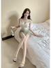 Women's Strapless Sexy Gradient Dress - 2026 New Short Tight Hip Wrap Skirt