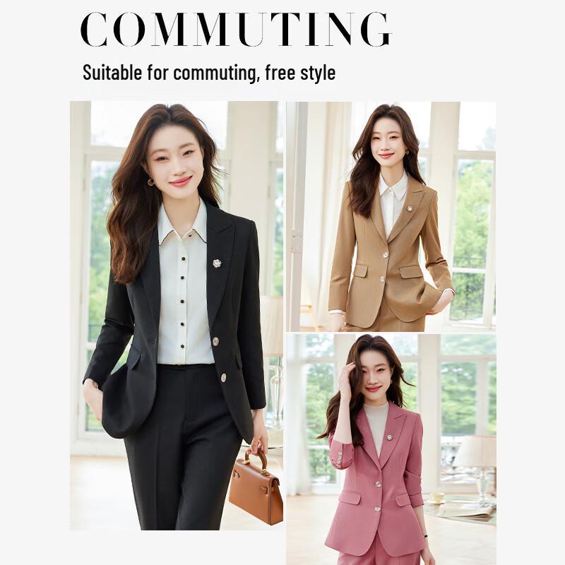 Women's Professional Double-Button Suit Set