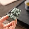Green Sandstone Lion Beast Tea Pet Yixing Can Be Used To Raise Tea and Play with Ornaments Cute Tea Set Accessories Holiday Gift