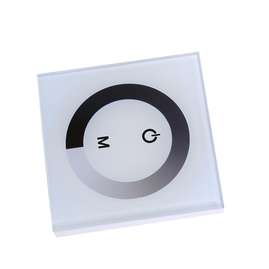 Single Color Touch Panel Dimmer Wall   Controller LED Light Strip   12V-24V  Black