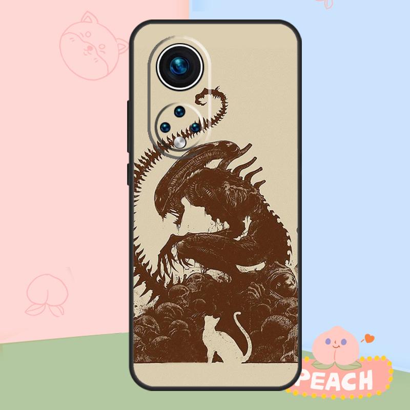 Alien Horror Case For Honor Magic 6 7 8 Pro Honor 400 200 50 70 90 Lite X8b X8c X9b X9c X9d Win RT Cover
